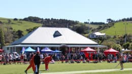 Akaroa Recreation Ground outdoor tennis courts in Akaroa, Canterbury - 2 courts, hard