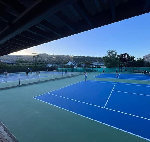 Sumner Tennis & Squash Club Tennis Courts Overview - Tennis Courts in Christchurch, New Zealand