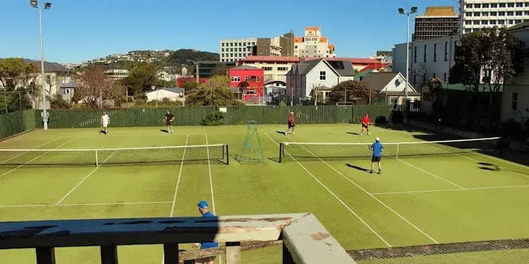 Thorndon Tennis & Squash Club Tennis Courts Overview - Tennis Courts in Wellington, New Zealand