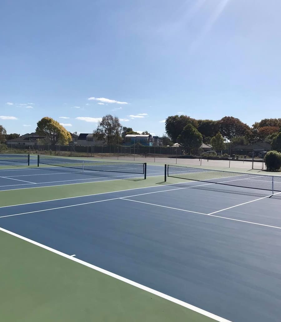 St Albans Tennis Club Tennis Courts Overview - Tennis Courts in Christchurch, New Zealand